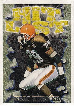 Eric Turner Cleveland Browns 1995 Topps NFL Hit List #13
